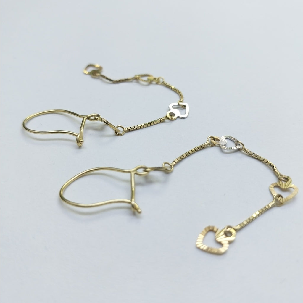 ARETES PAR ORO 10 K 1.3 GRMS (SEMINUEVO)
