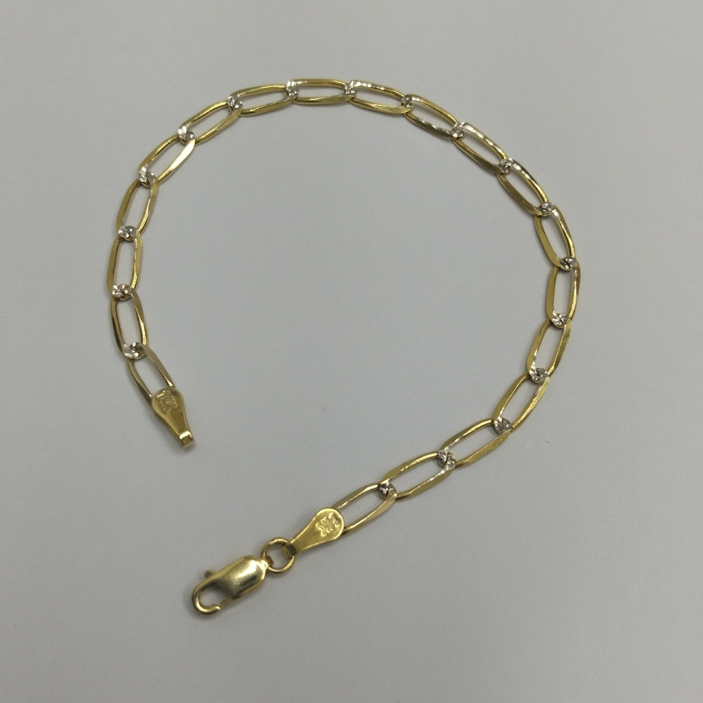 PULSERA TEJIDO ESLABONES 4G 18 CM (NUEVO)