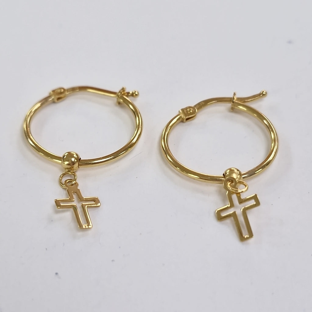 ARETES PAR ORO 14 K 1.7 GRMS (SEMINUEVO)