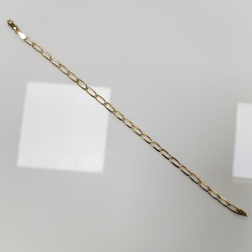 PULSERA TEJIDO ESLABONES 4.6G 21 CM (NUEVO)