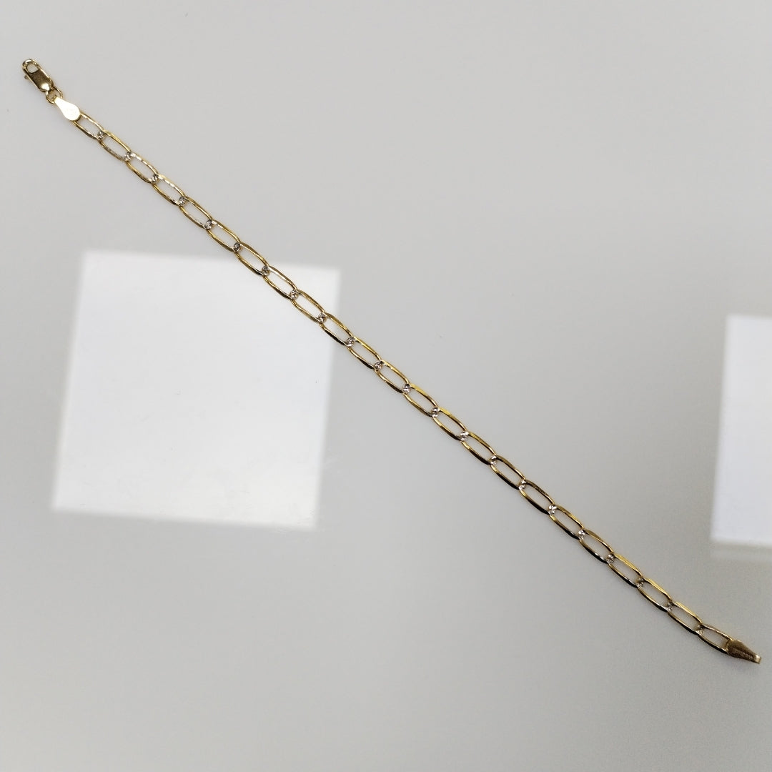 PULSERA TEJIDO ESLABONES 4.6G 21 CM (NUEVO)