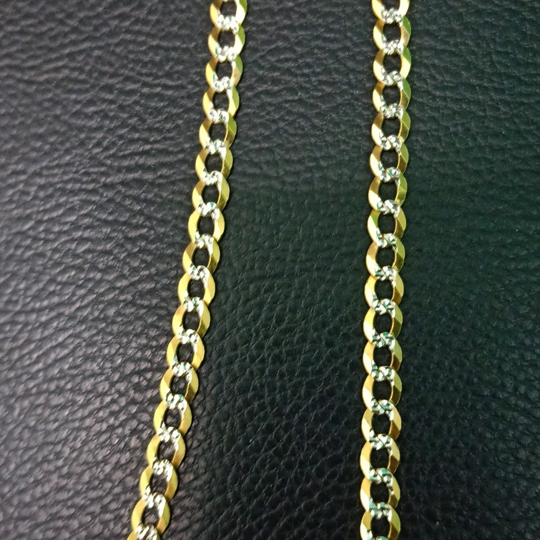 K1 22,40 GRMS 14 K ESPECIFICACIONES COMPLEMENTARIAS CADENA TEJIDO ESLABONES ROD (SEMINUEVO)