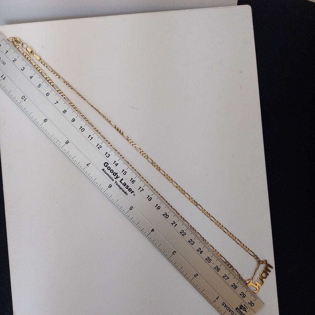 CADENA, DIJE ORO 14 K 8.8 GRMS (SEMINUEVO)