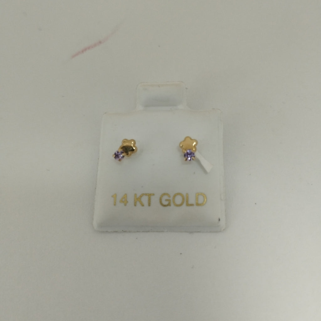 BROQUELES ORO 14K 1 (NUEVO)