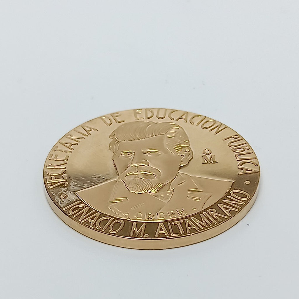 K1 42,00 GRMS 21 K ESPECIFICACIONES COMPLEMENTARIAS MEDALLA ALTAMIRANO DE 21 K (SEMINUEVO)