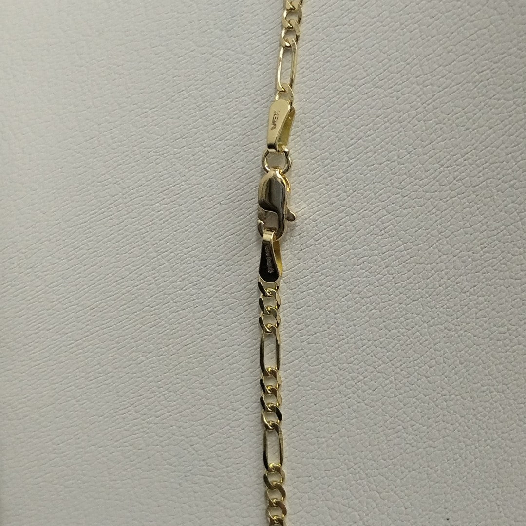 CADENA TEJIDO 3X1 5.2G 55 CM 14K (NUEVO)