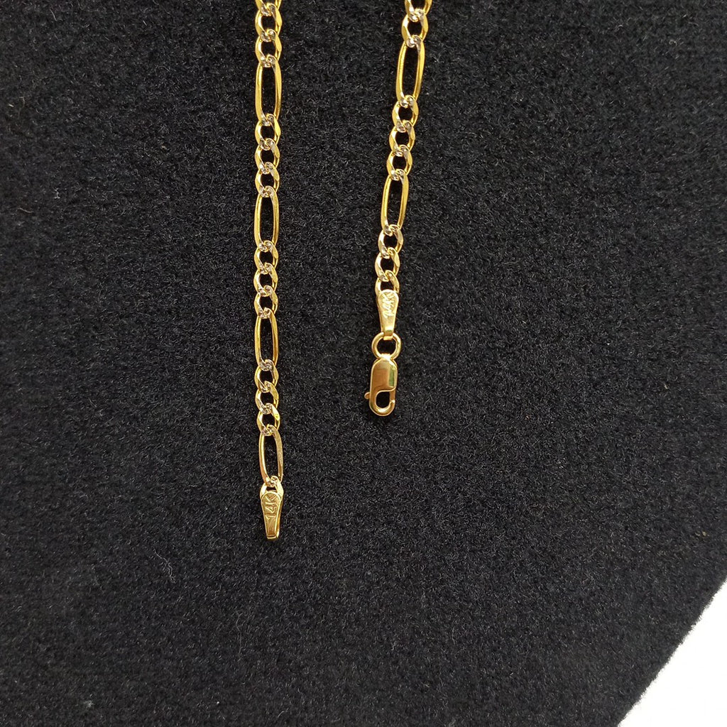 CADENA TEJIDO 3X1 8.4G 55 CM 14K (NUEVO)