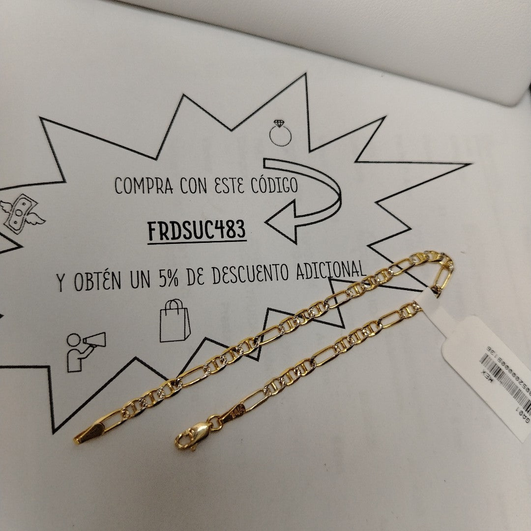 PULSERA TEJIDO 3X1 2.9G 18 CM (NUEVO)