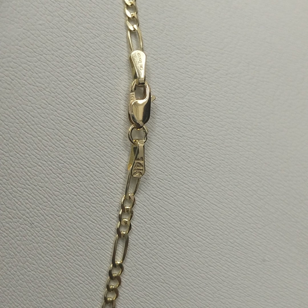 CADENA TEJIDO 3X1 5.2G 55 CM 14K (NUEVO)