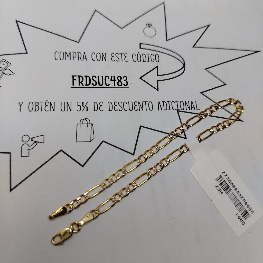 PULSERA TEJIDO 3X1 3G 18 CM (NUEVO)