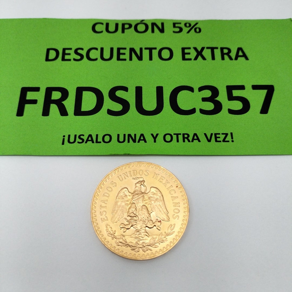 K1 41.6 GRMS 21 K IDENTIFICACIÓN MONEDA NOMINATIVA MONEDAS PESOS 50 PESOS (SEMINUEVO)