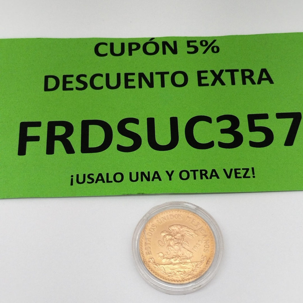 K1 16.6 GRMS 21 K IDENTIFICACIÓN MONEDA NOMINATIVA MONEDAS PESOS 20 PES (SEMINUEVO)