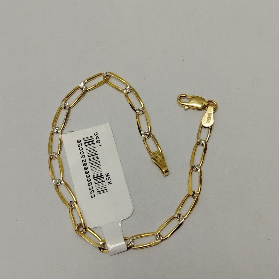 PULSERA TEJIDO ESLABONES 4G 18 CM (NUEVO)