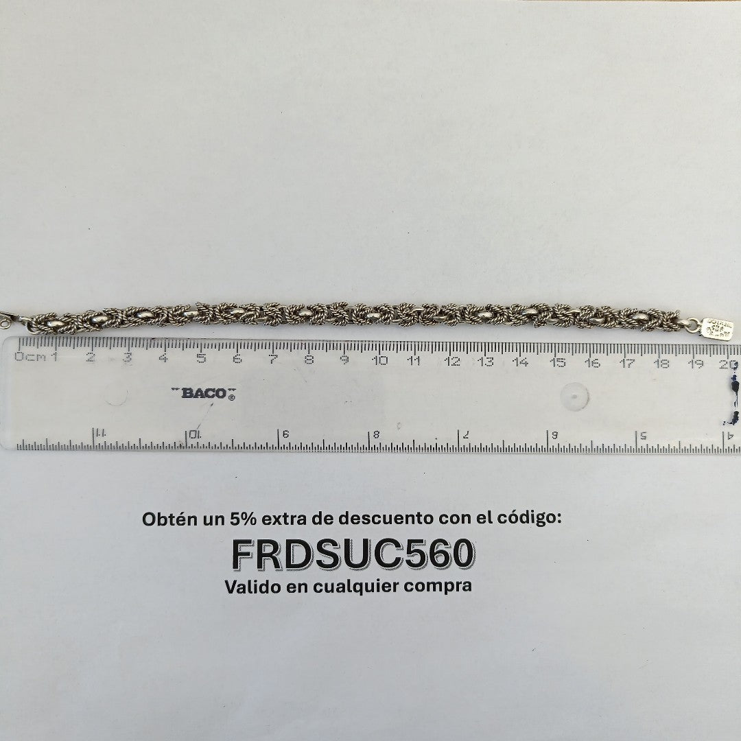 PULSERA PLATA 20.6 GRMS (SEMINUEVO)