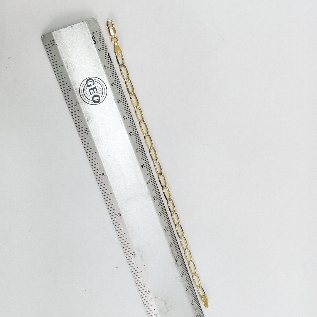 PULSERA TEJIDO ESLABONES 3.9G 18 CM (NUEVO)