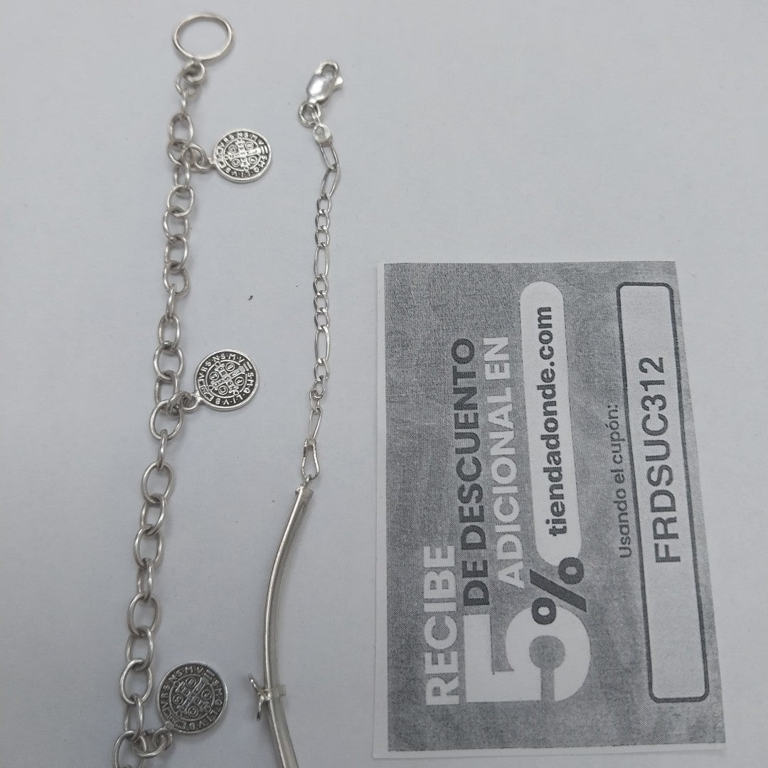 PULSERA PLATA 10.96 GRMS (SEMINUEVO)