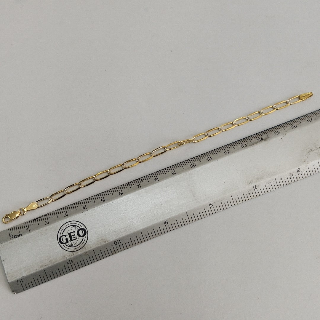 PULSERA TEJIDO ESLABONES 3.9G 18 CM (NUEVO)