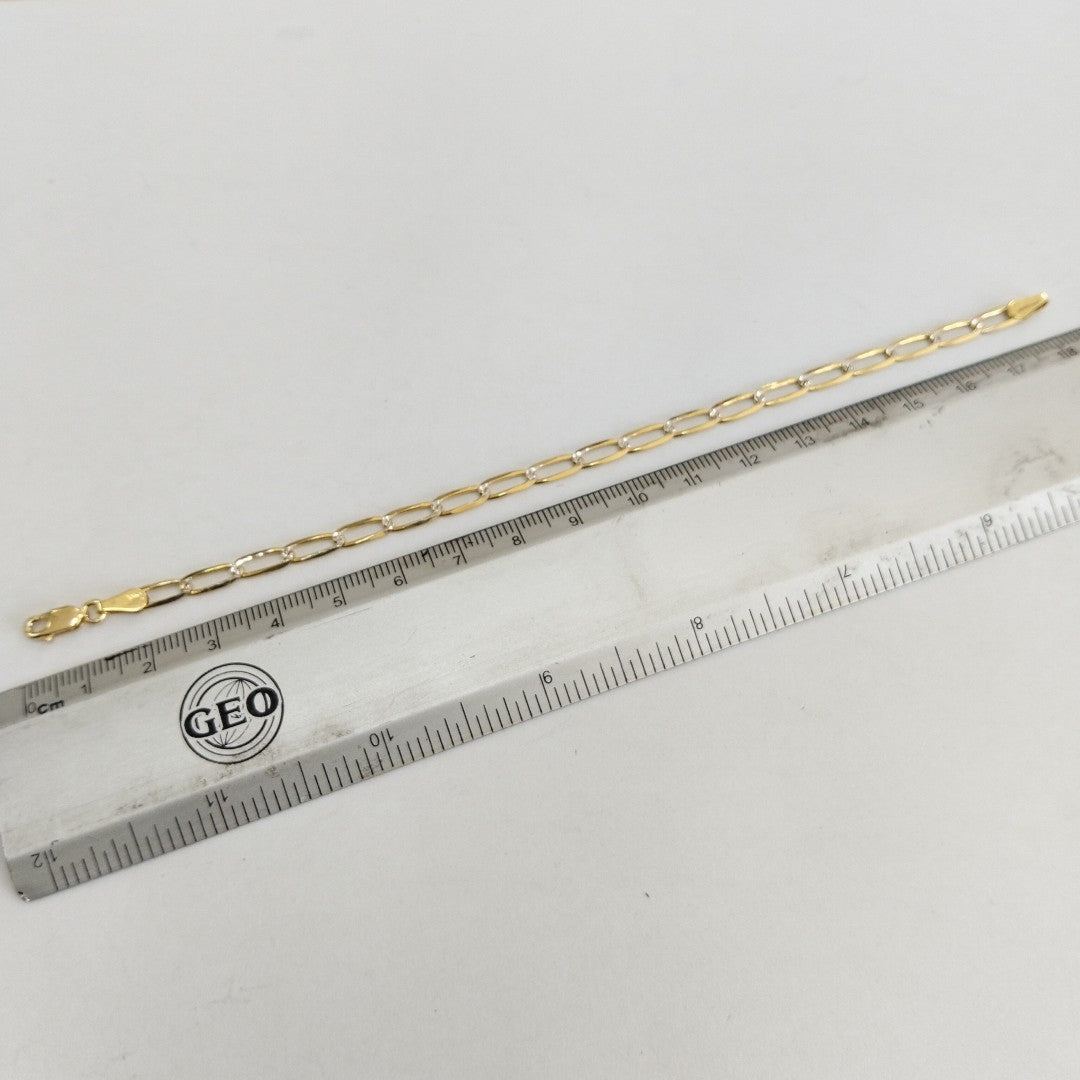 PULSERA TEJIDO ESLABONES 3.9G 18 CM (NUEVO)