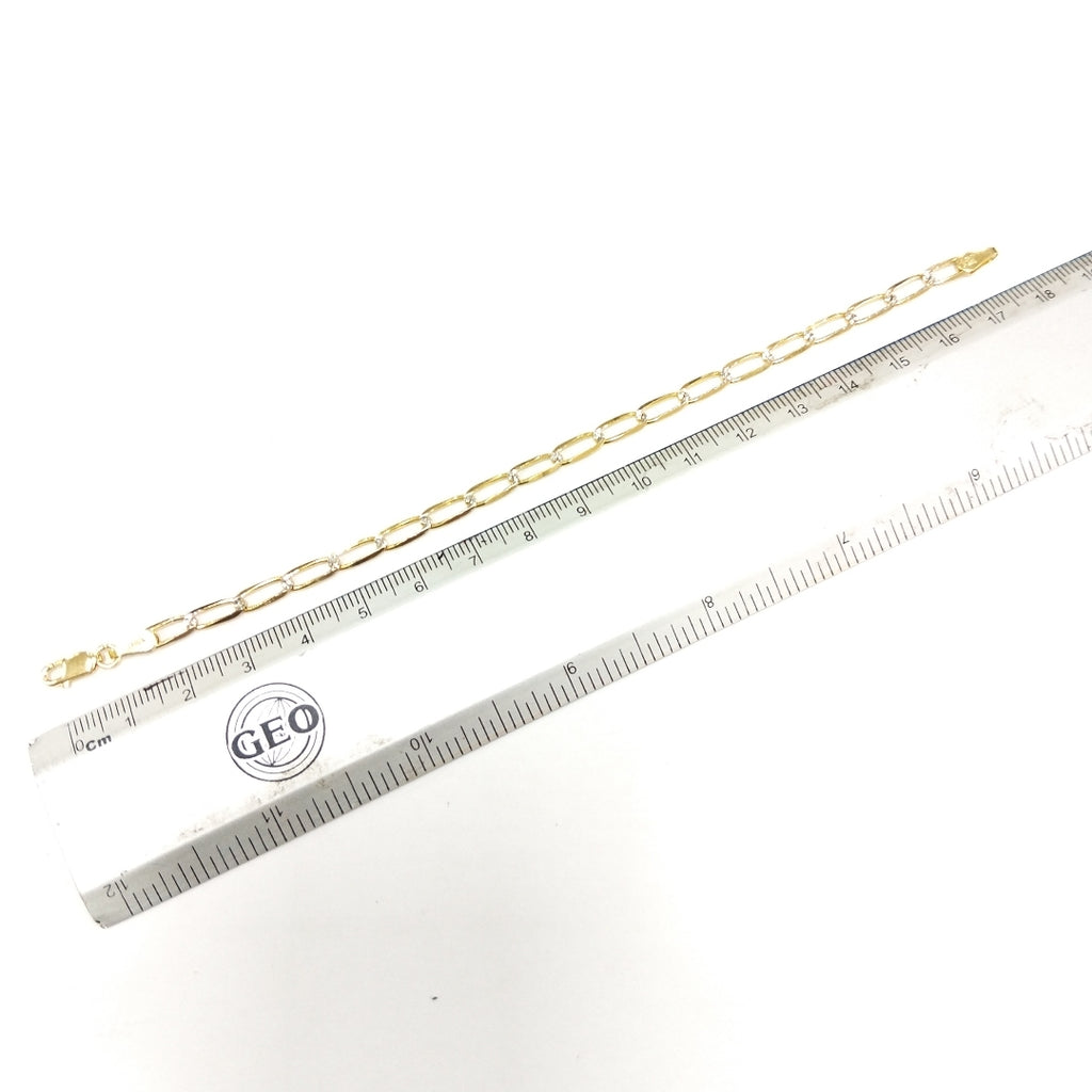 PULSERA TEJIDO ESLABONES 3.9G 18 CM (NUEVO)
