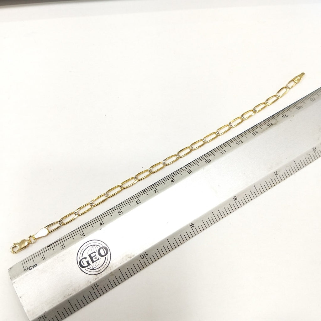 PULSERA TEJIDO ESLABONES 3.9G 18 CM (NUEVO)