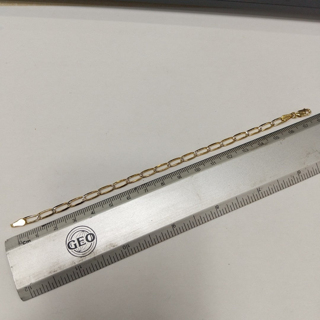 PULSERA TEJIDO ESLABONES 3.9G 18 CM (NUEVO)