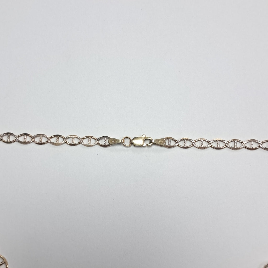 K1 8,20 GRMS 14 K ESPECIFICACIONES COMPLEMENTARIAS CADENA/GUCCI/ RODIADO PLATIN (SEMINUEVO)