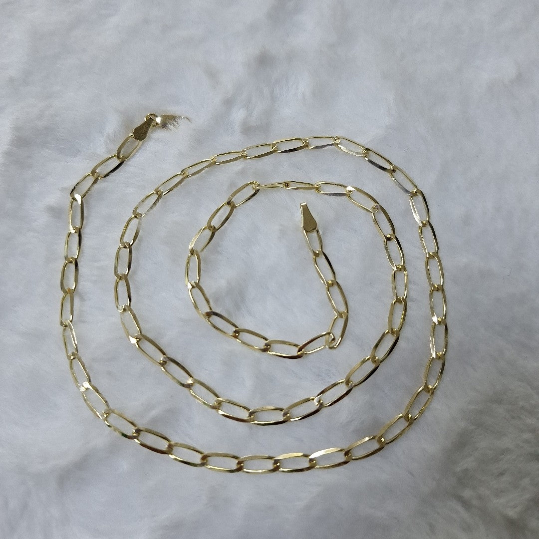 CADENA TEJIDO ESLABONES 11G 60 CM (NUEVO)