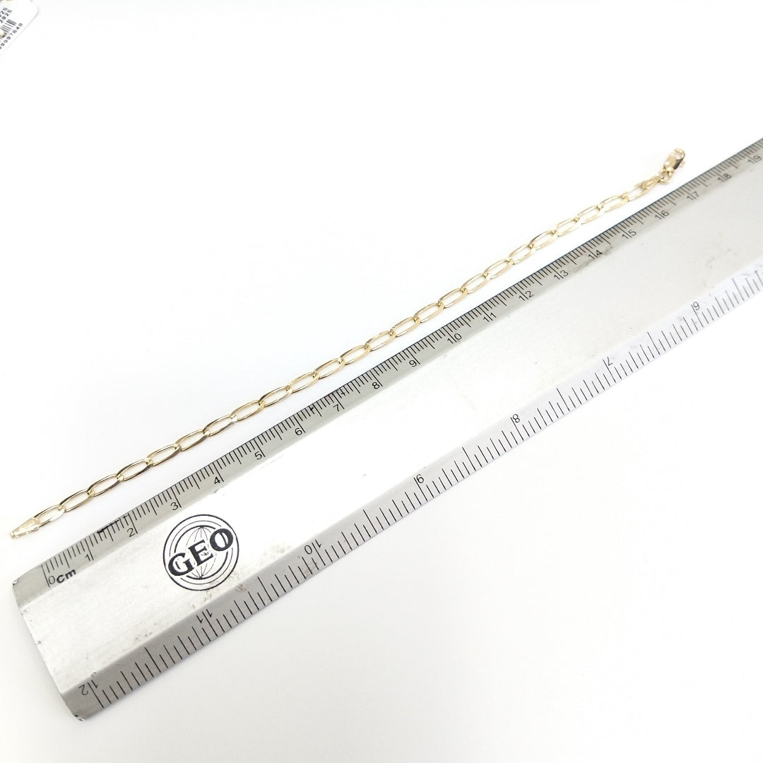PULSERA TEJIDO ESLABONES 2.5G 18 CM (NUEVO)
