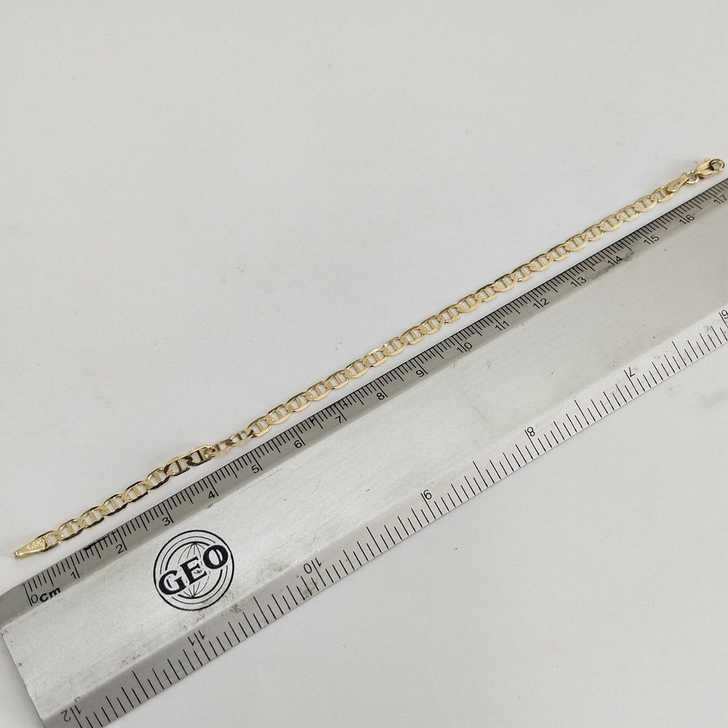 PULSERA TEJIDO GUCHI 2.8G 18 CM 14K (NUEVO)