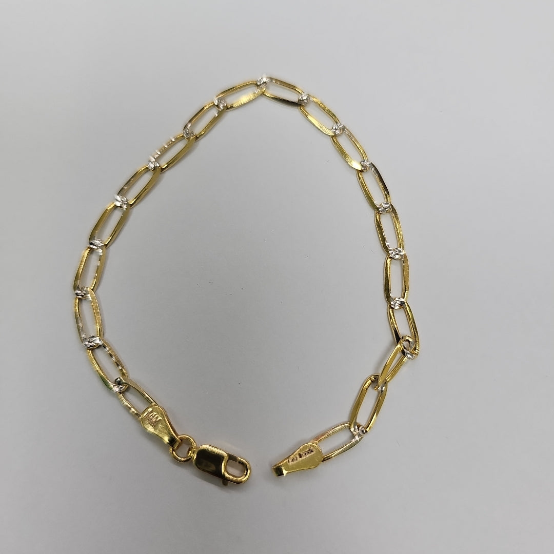 PULSERA TEJIDO ESLABONES 3.9G 18 CM (NUEVO)