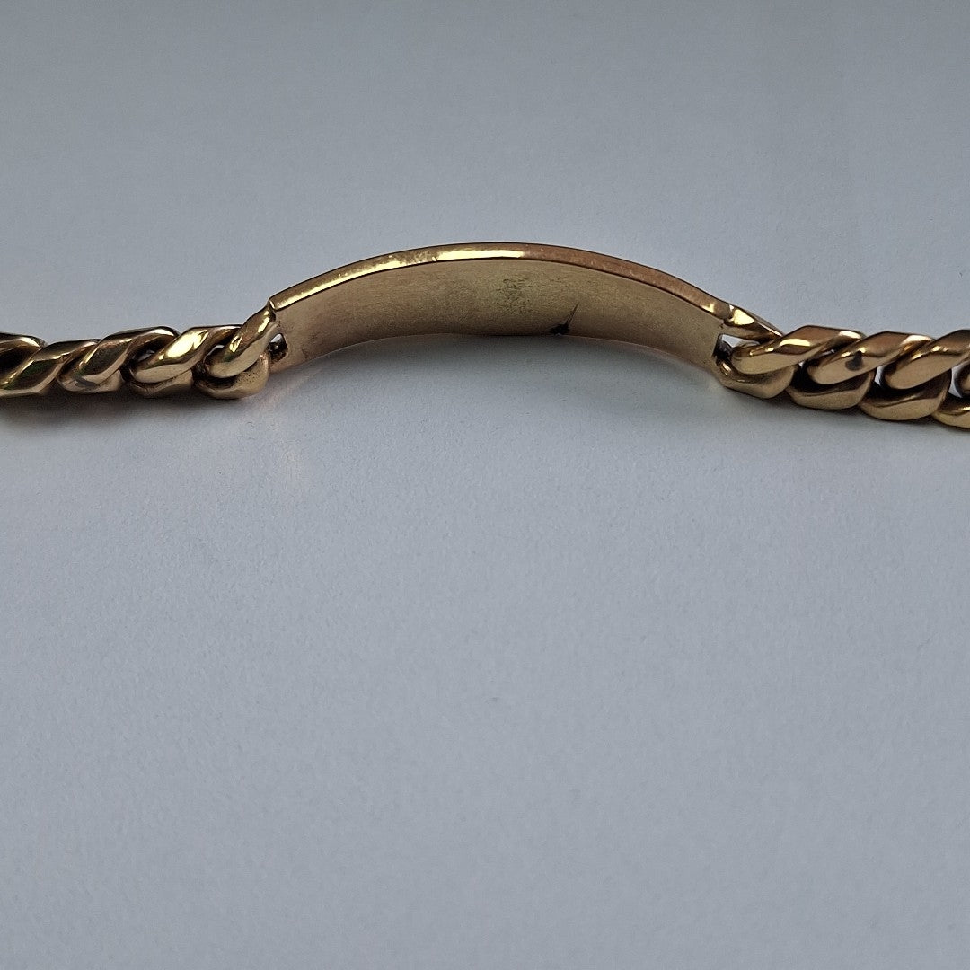 K1 64,70 GRMS 10 K ESPECIFICACIONES COMPLEMENTARIAS ESCLAVA TEJIDO ESLABONES (SEMINUEVO)