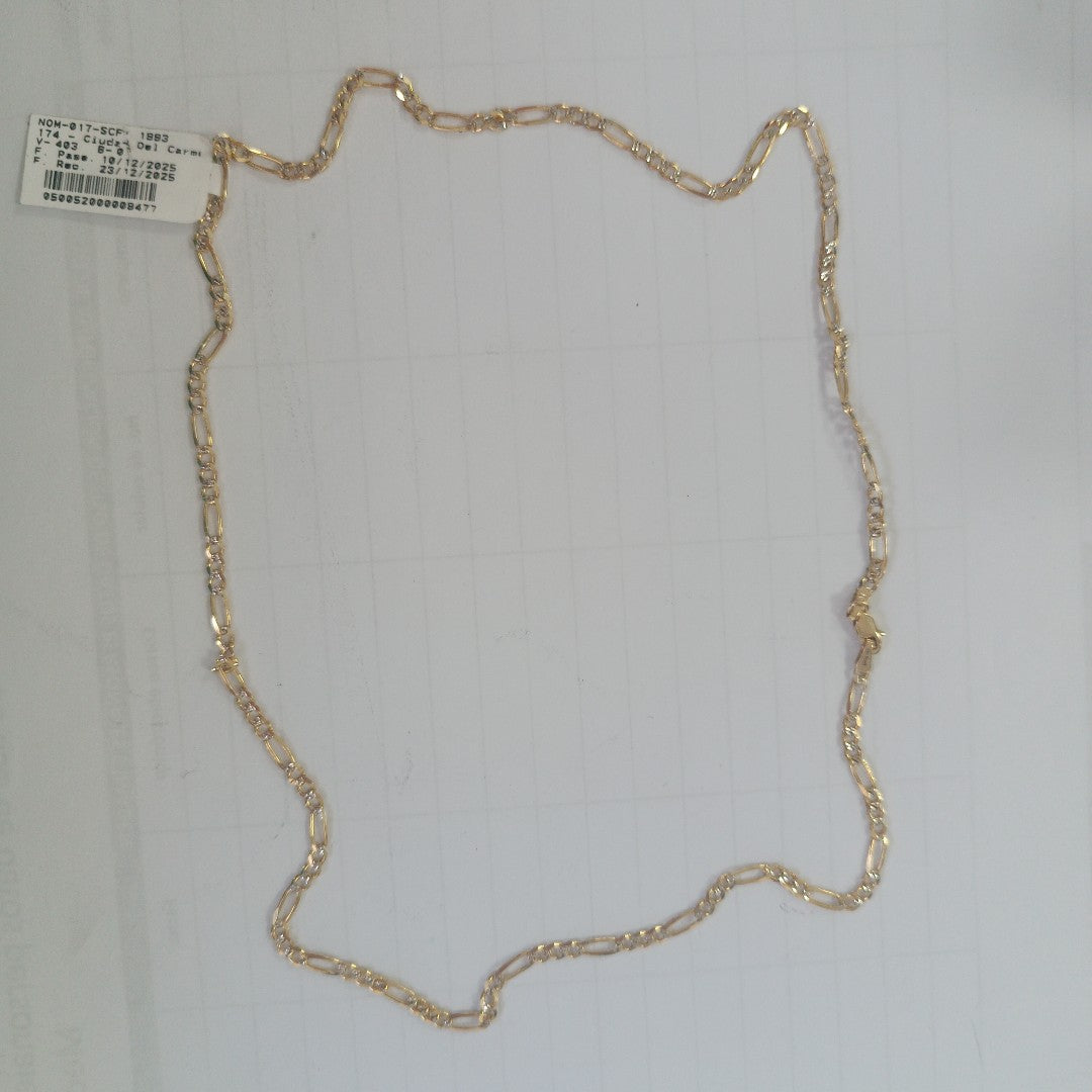 CADENA TEJIDO 3X1 8.2G 55 CM (NUEVO)
