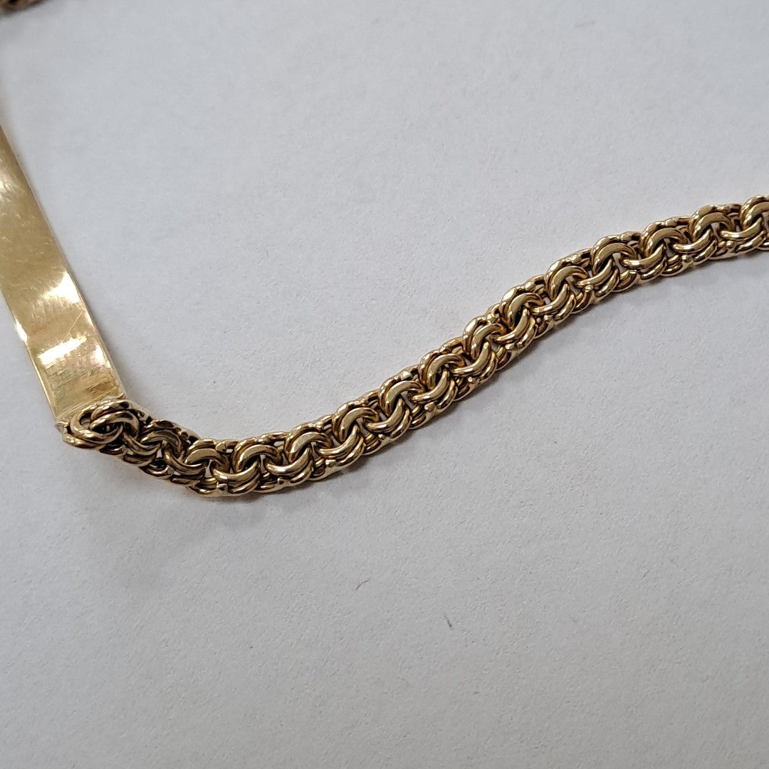 ESCLAVA ORO 14 K 7.6 GRMS (SEMINUEVO)