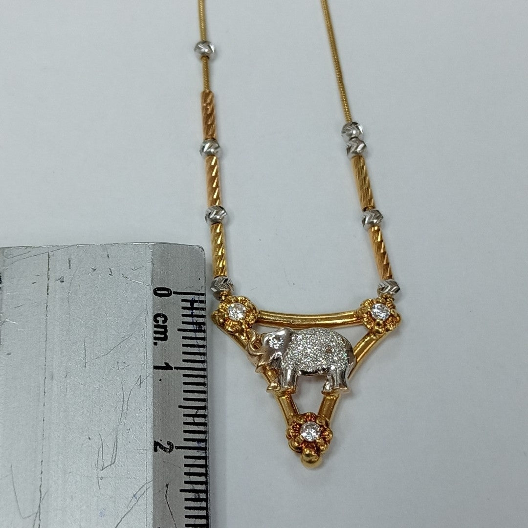 K1 8,00 GRMS 14 K ESPECIFICACIONES COMPLEMENTARIAS GARGANTILA MTVO ELEFANTE (SEMINUEVO)