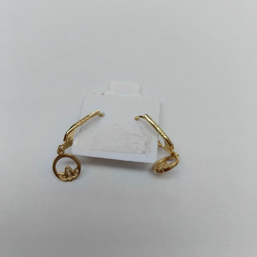 BROQUELES ORO 14K 2 (NUEVO)