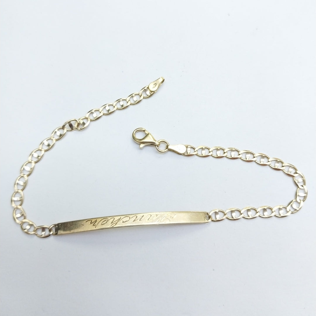 ESCLAVA ORO 14 K 4.5 GRMS (SEMINUEVO)