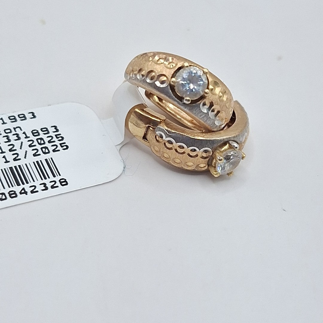 ARETES PAR ORO 14 K 3.6 GRMS (SEMINUEVO)