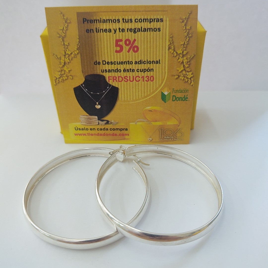 ARRACADAS PAR PLATA 9 GRMS (SEMINUEVO)