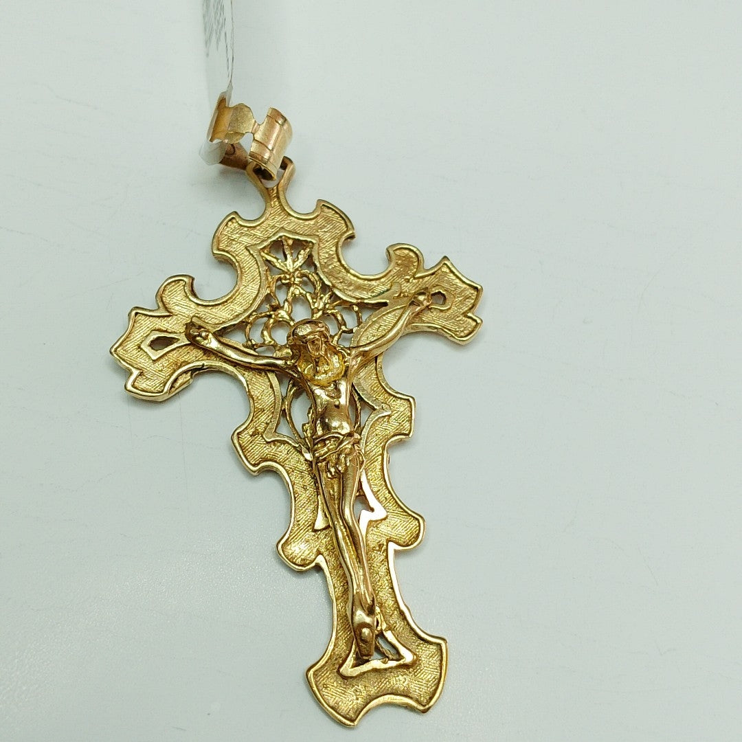 CRUCIFIJO ORO 14 K 7.8 GRMS (SEMINUEVO)