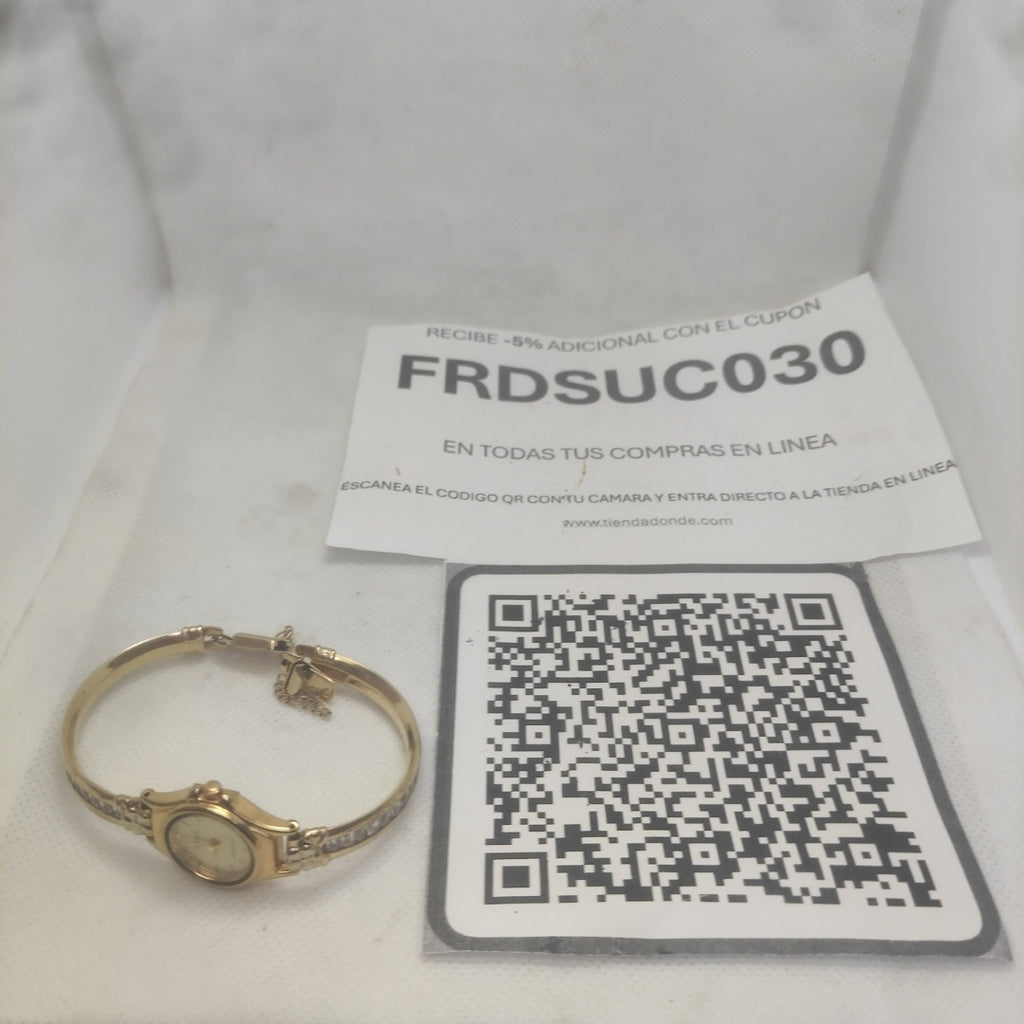 RELOJ CAJA ACERO PULSO ORO ORO 10 K 23.8 GRMS (SEMINUEVO)