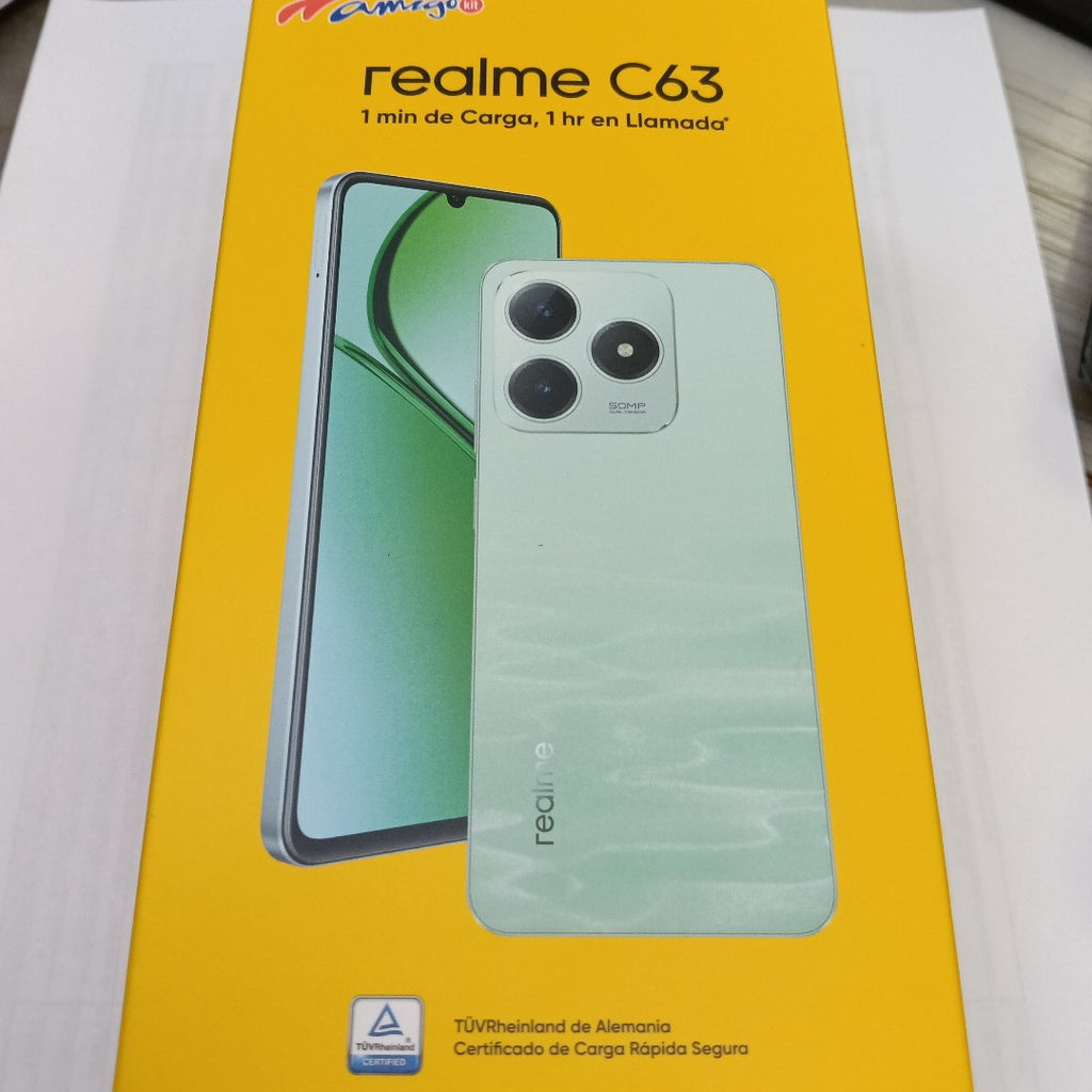 CELULAR REALME C63 RMX3939 (2024) 256 GB 8 GB RAM (SEMINUEVO)
