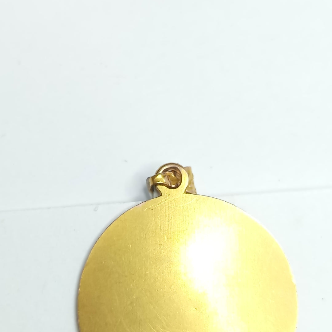 MEDALLA RELIGIOSA ORO 14 K 4.2 GRMS (SEMINUEVO)
