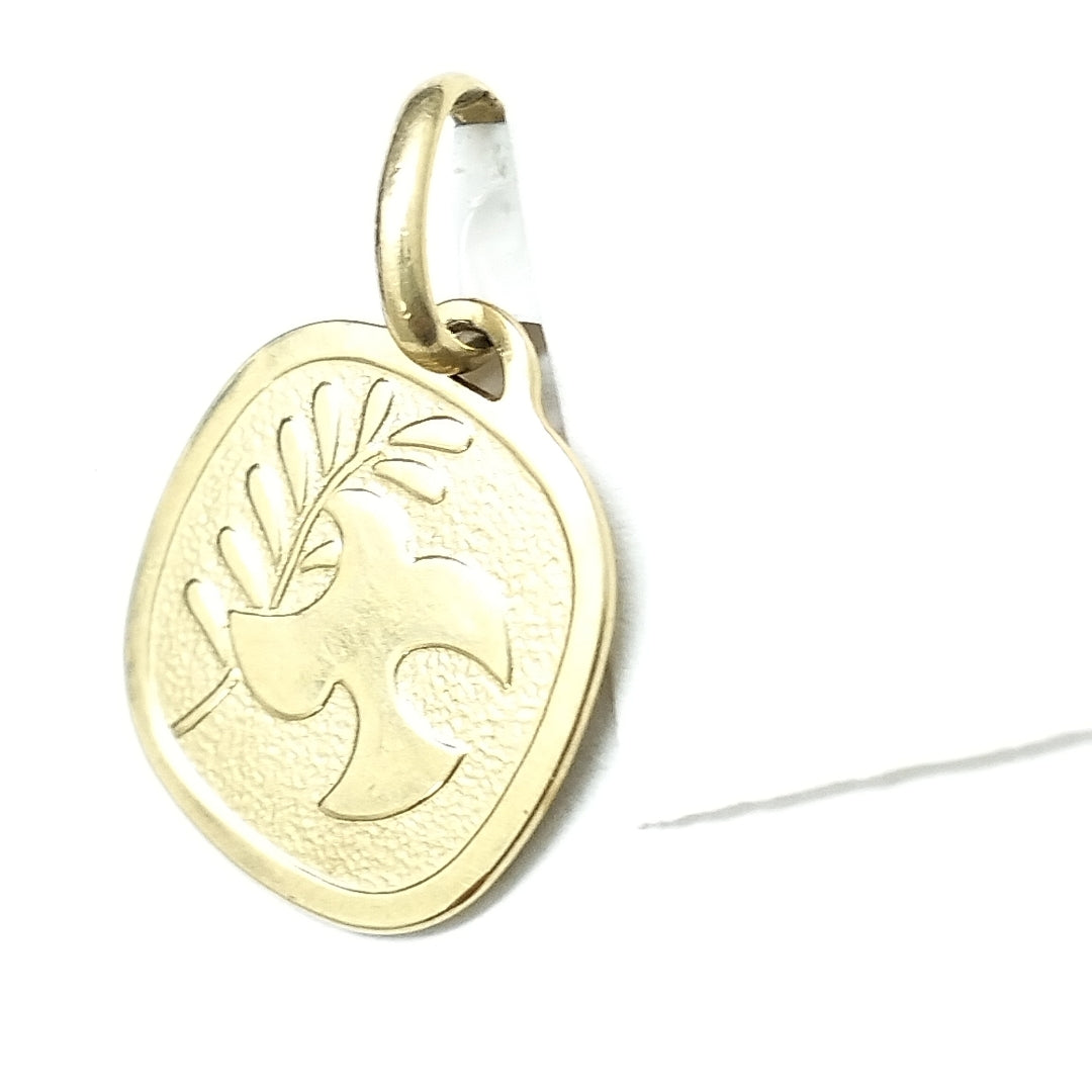 MEDALLA RELIGIOSA ORO 14 K 1.4 GRMS (SEMINUEVO)