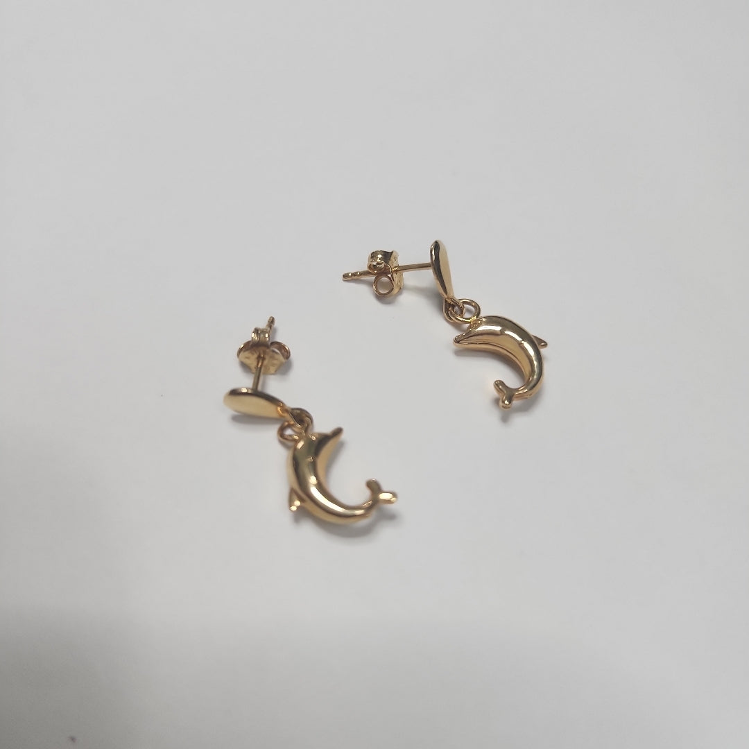 BROQUELES PAR ORO 14 K 1.8 GRMS (SEMINUEVO)