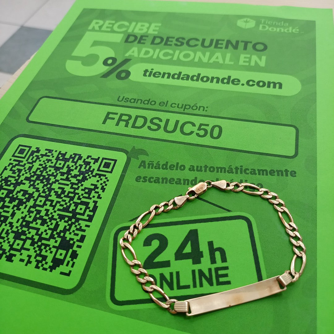 ESCLAVA ORO 14 K 11,40 GRMS (SEMINUEVO)