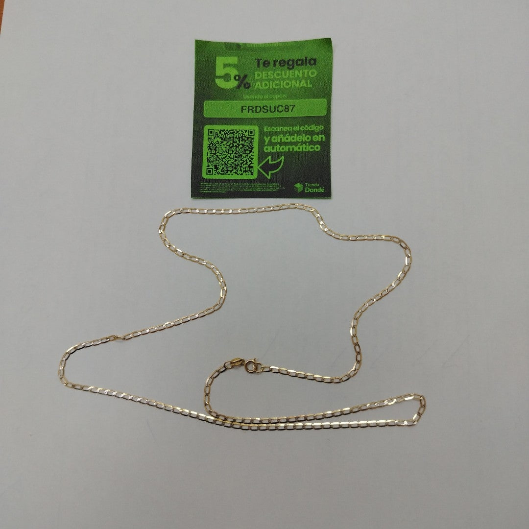 K1 1,80 GRMS 14 K ESPECIFICACIONES COMPLEMENTARIAS CADENA DIAMANTADA (SEMINUEVO)