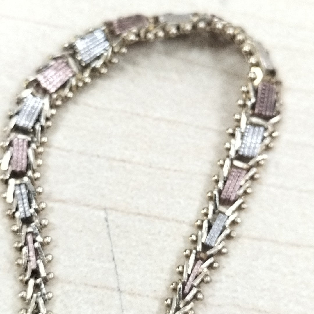 K1 7,90 GRMS 14 K ESPECIFICACIONES COMPLEMENTARIAS PULSERA ORO COMBINADO (SEMINUEVO)