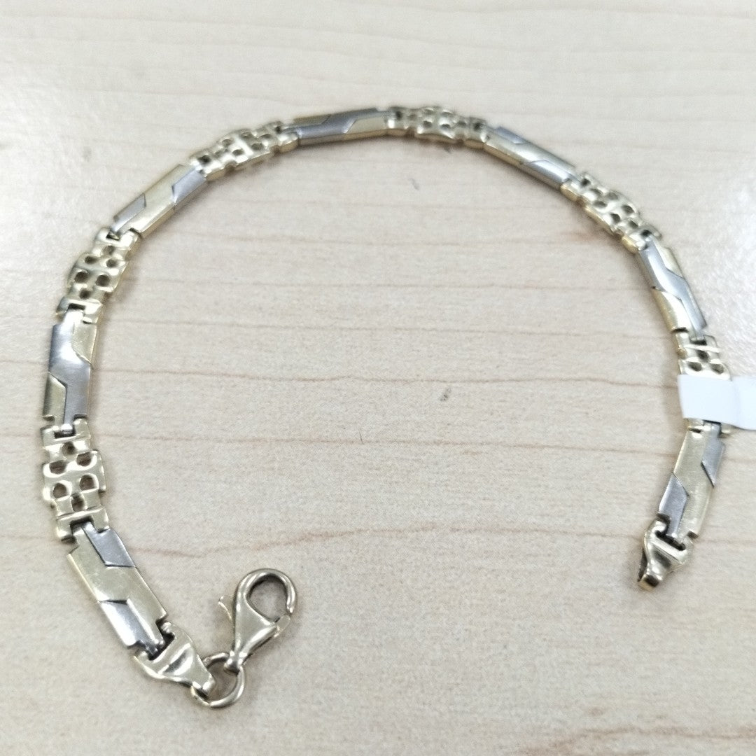 PULSERA ORO, ORO COMBINADO 14 K 12.7 GRMS (SEMINUEVO)