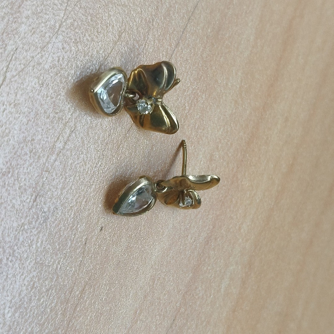 ARETES PAR ORO 10 K 1.1 GRMS (SEMINUEVO)