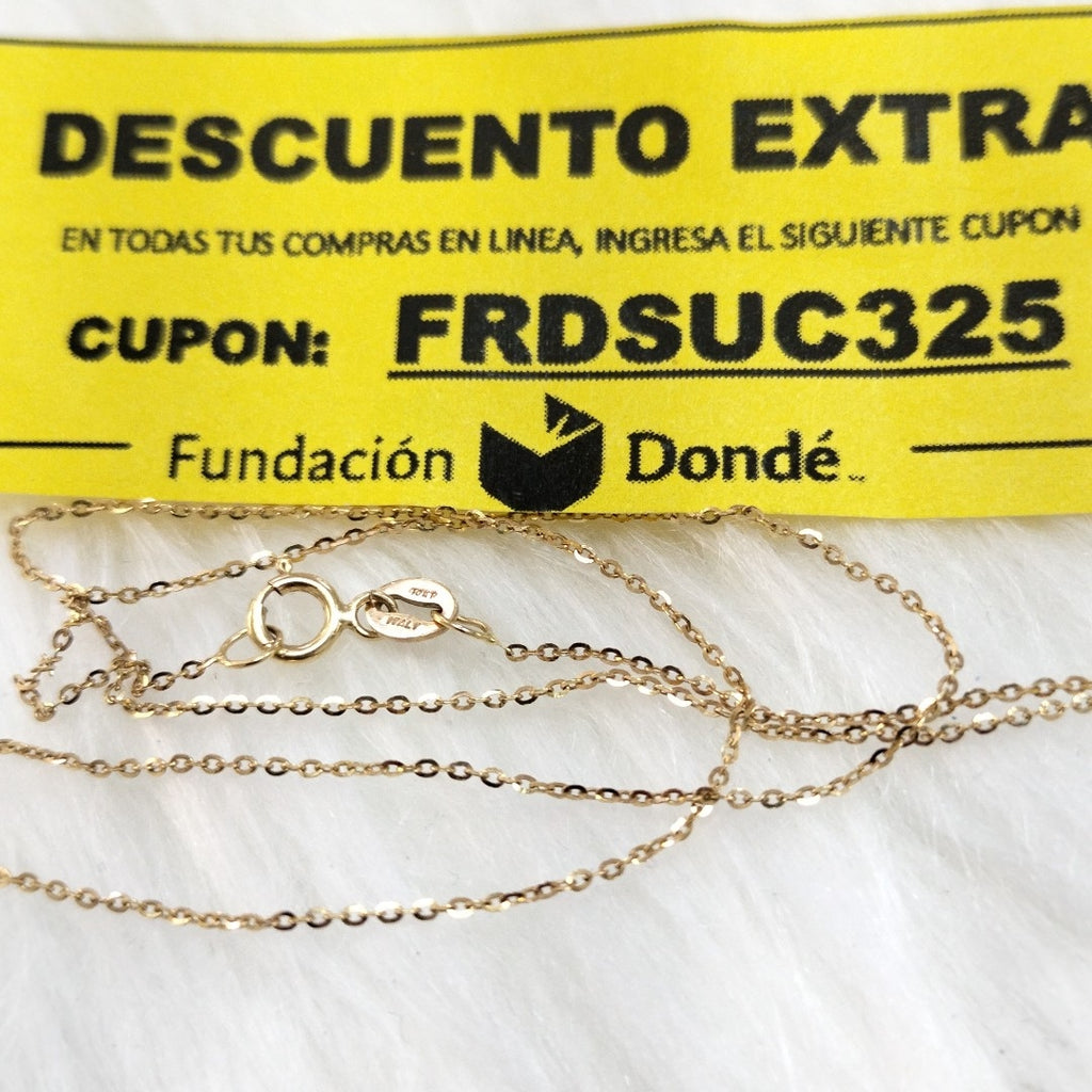 CADENA ORO 10 K 0.7 GRMS (SEMINUEVO)